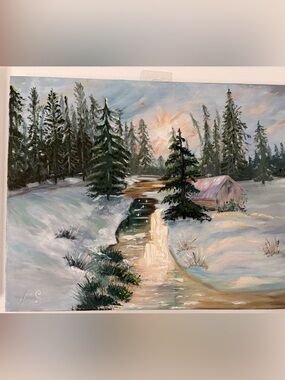 Winter Landscape Canvas Art